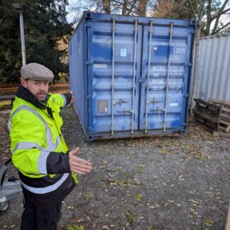 Container 20 ft (Lager) blau