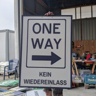 Schild A3; Sonderschilder; Eingang, ; Querformat