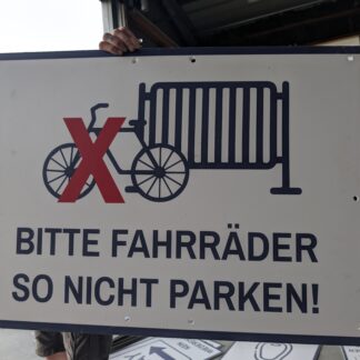 Schild A1; Verbote; Fahrrad verboten, ; Hochformat
