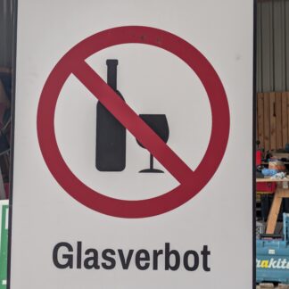 Schild A1; WC; WC, Pfeil links; Hochformat