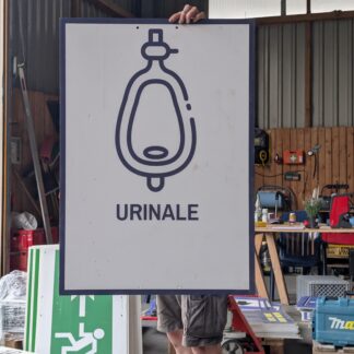 Schild A1; WC; Urinale, ; Hochformat